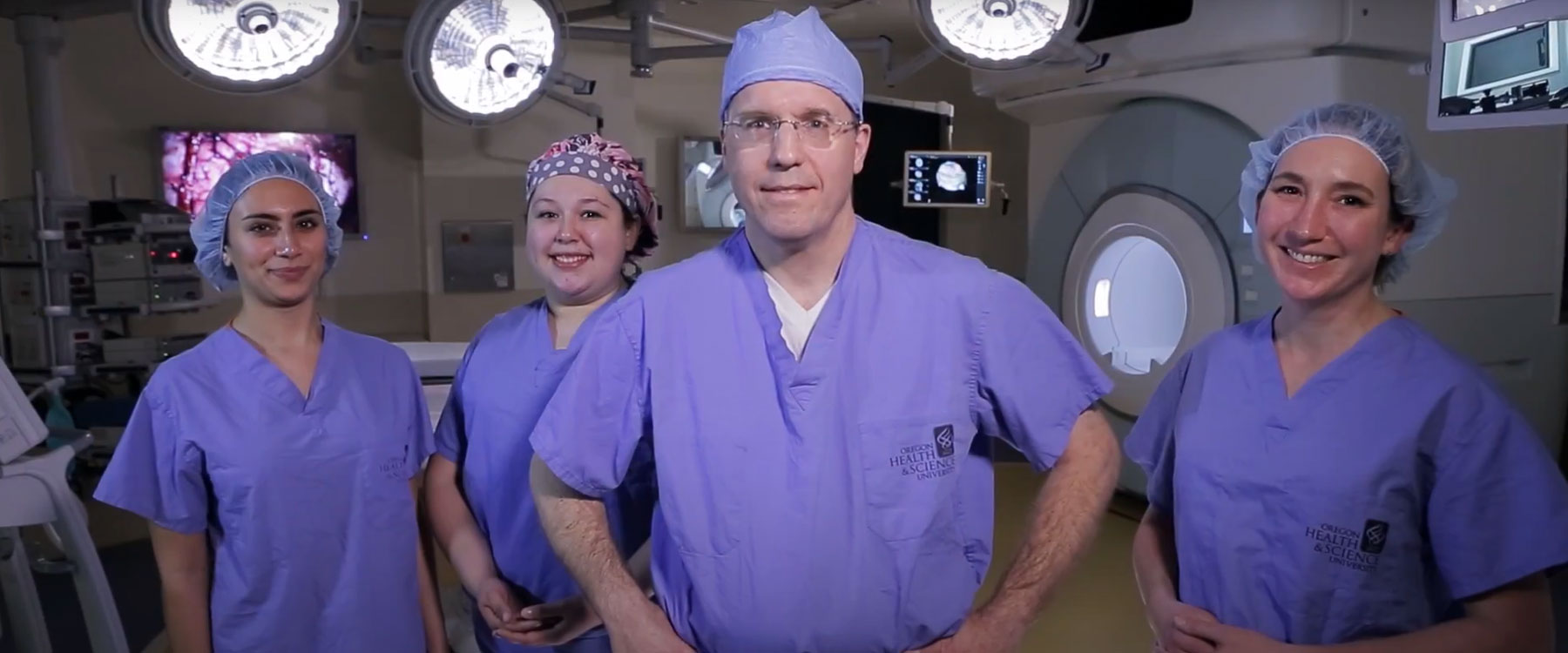 Nathan Selden, M.D., and team in the iMRI operating room at OHSU Doernbecher Children's Hospital