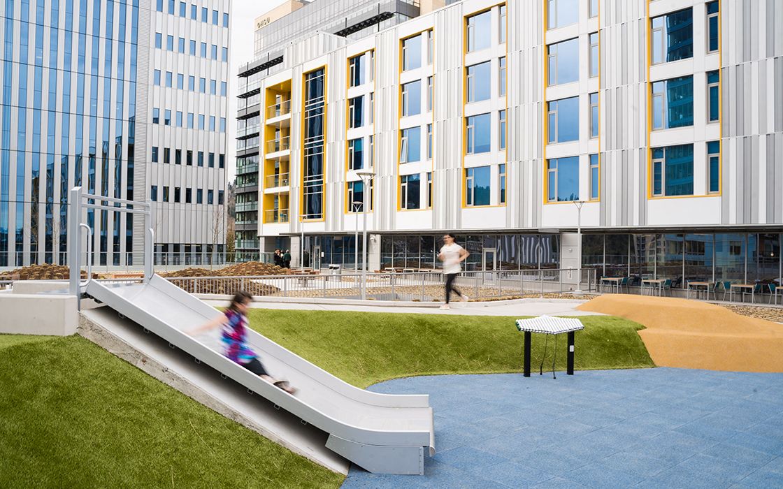 Rooftop playground