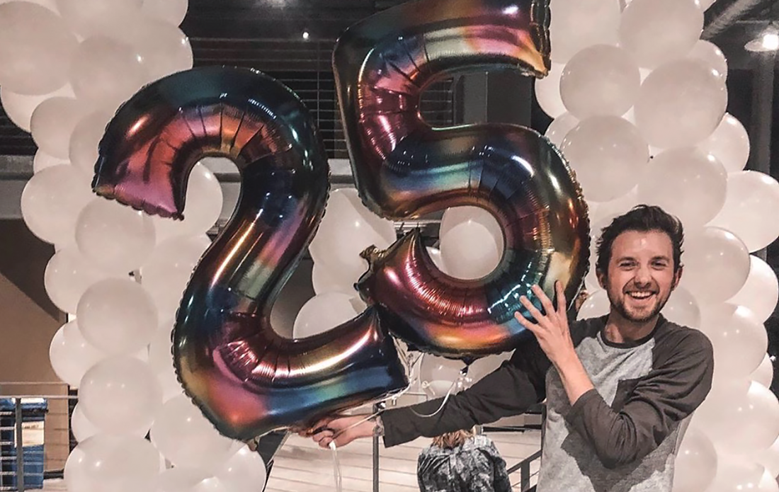 Matt celebrates his 25th birthday