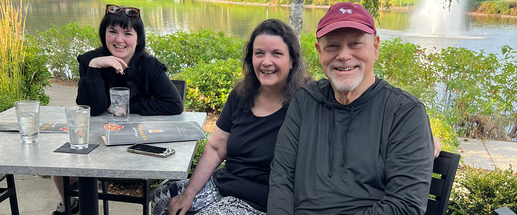 Jack Hennessy, his wife Robin, and granddaughter Skylar.