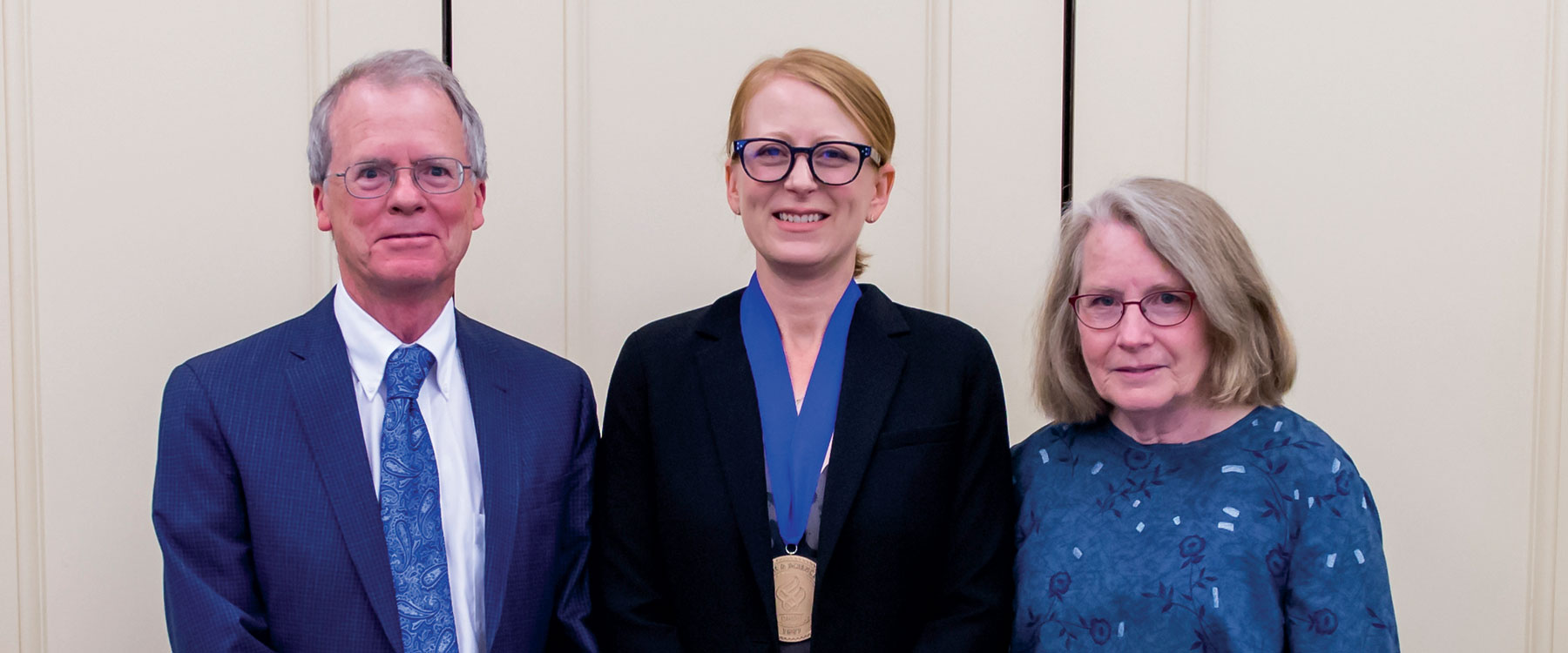 From left, Daniel Gibbs, M.D., Ph.D., Lisa Silbert, M.D. and Lois Seed.