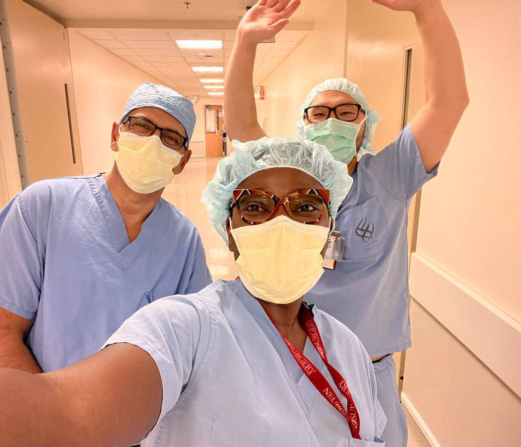 Dr. Sanusi and team take a selfie
