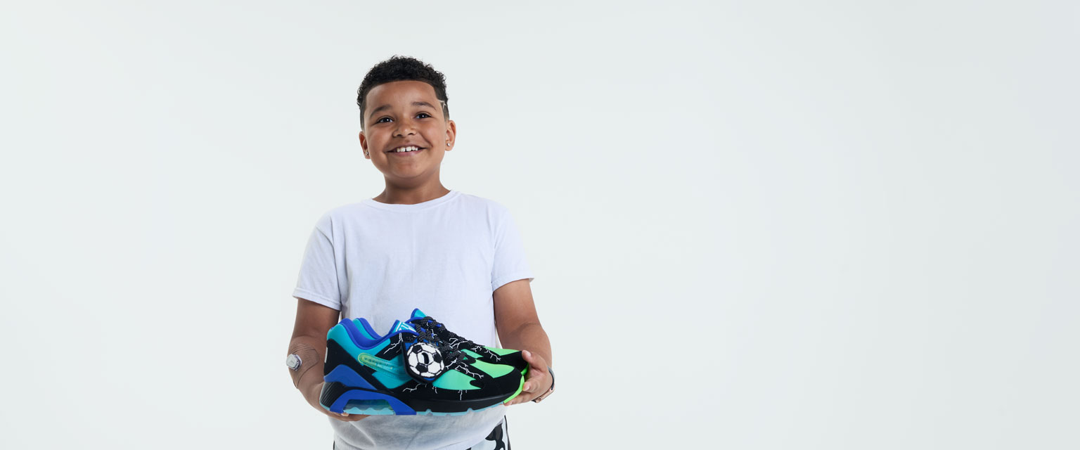 Ja'Kai Taylor is a patient designer for Doernbecher Freestyle