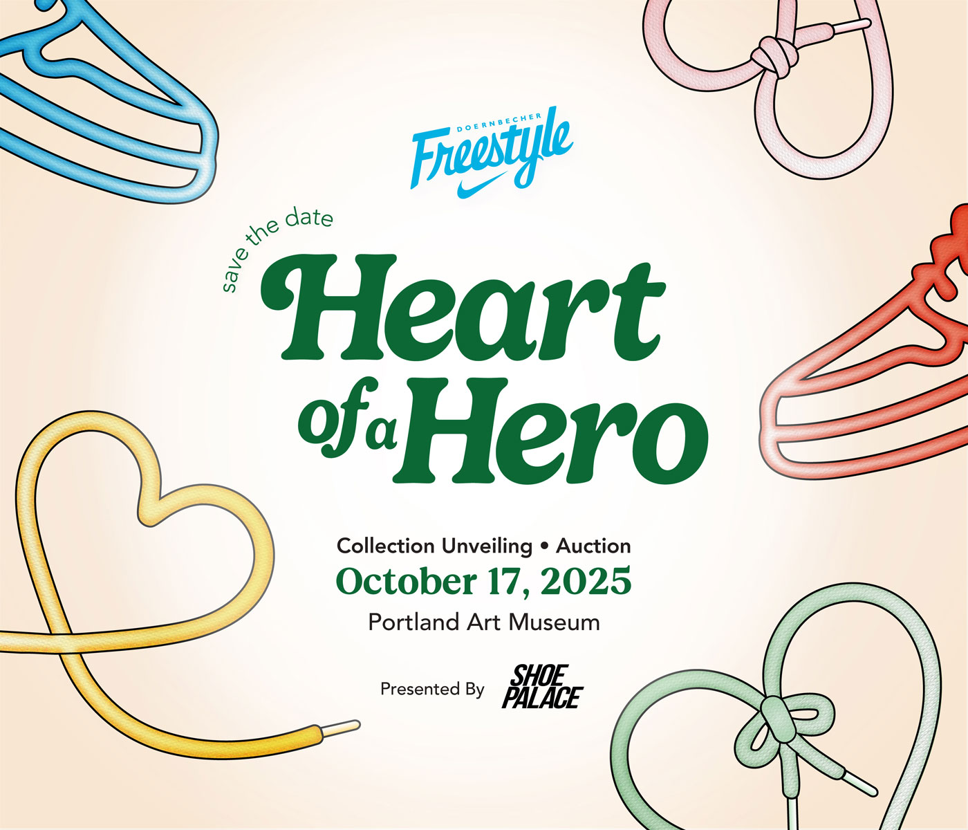 A graphic that reads Doernbecher Freestyle "heart of a hero"