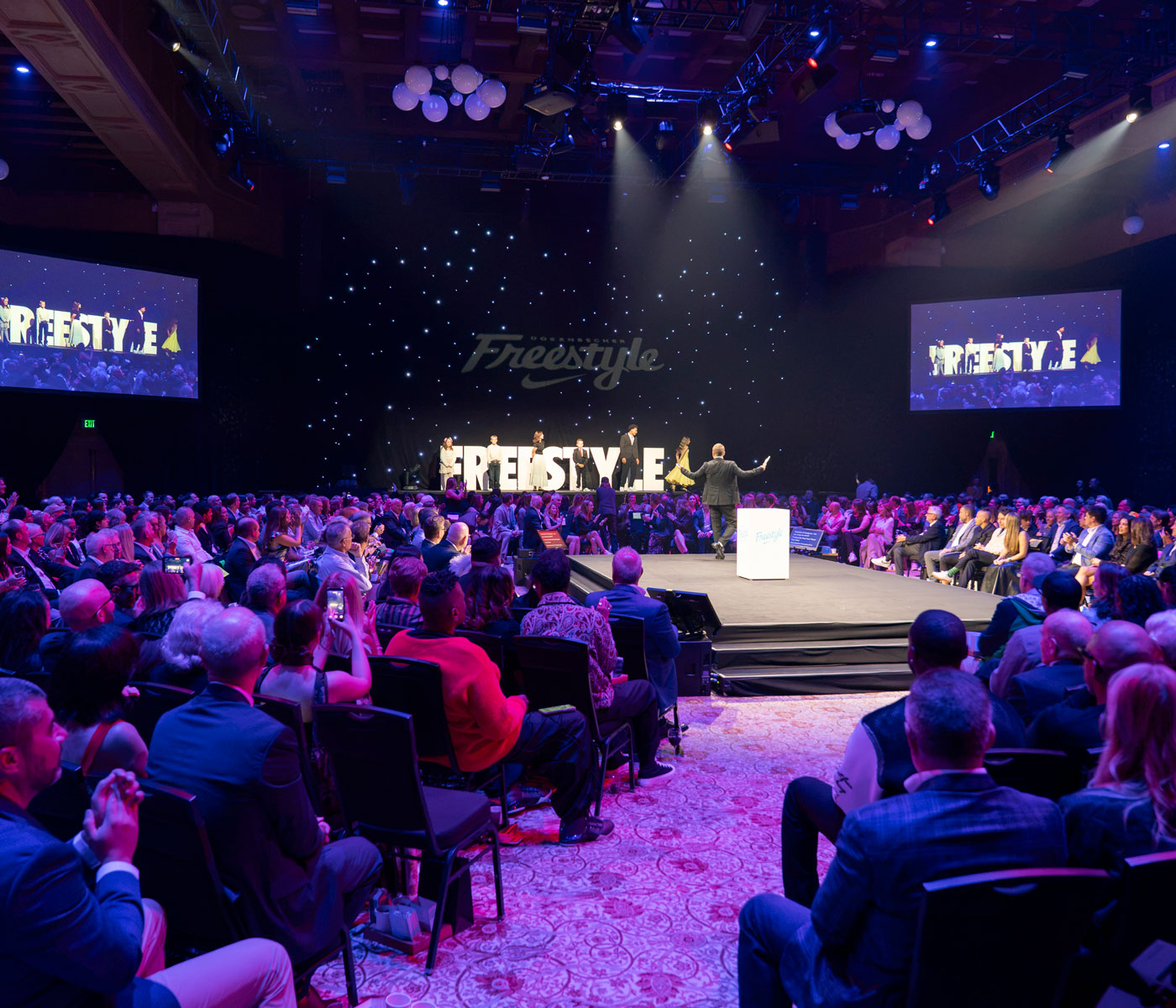 The stage and the audience at Freestyle 22 in October 2026